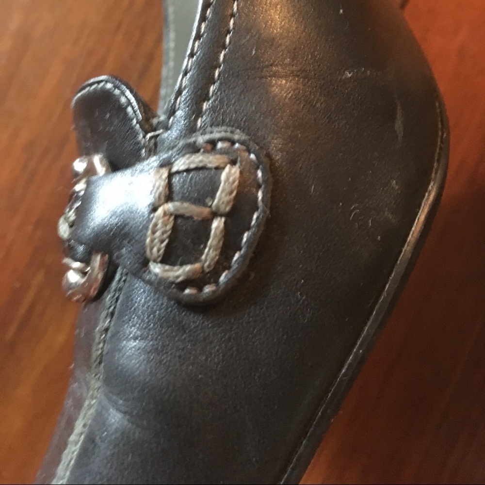 GUC ladies 3" heeled black shoes 8 1/2 - Picture 5 of 8